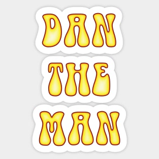 Dan The Man - Fun with Fire Bubbles Sticker